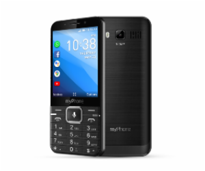 MYPHONE Up Smart LTE, Mobilný telefón, čierny