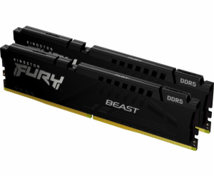 Paměť DDR5 Fury Beast Black 16 GB (2 * 8 GB) / 4800 CL38