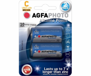 AgfaPhoto Power lkalická baterie LR14/C, blistr 2ks