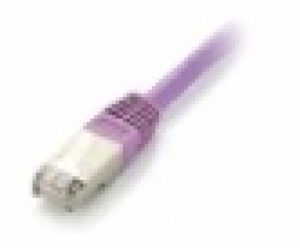 Equip Patchcord Cat6, S/FTP, 1m, fialový (605555)