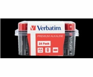 VERBATIM Alkalická Baterie AA 24 Pack / LR6