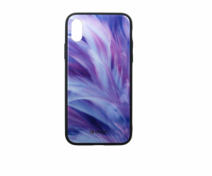 Tellur Cover Glass print for iPhone XS feather