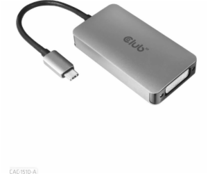 Club3D Adaptér aktivní USB 3.2 typ C na DVI-D Dual Link 4...