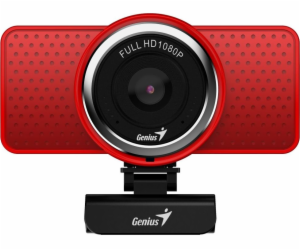 GENIUS webová kamera ECam 8000/ červená/ Full HD 1080P/ U...