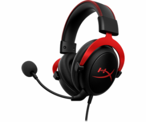 HyperX Cloud II herní sluchátka s mikrofonem červená