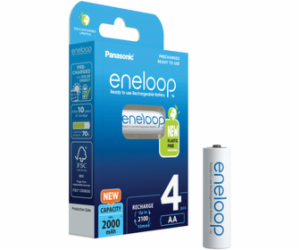 1x4 Panasonic Eneloop Mignon AA 2000mAh Ni-MH BK-3MCDE/4BE