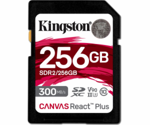 Kingston SDXC karta 256GB Canvas React Plus SDXC UHS-II 3...