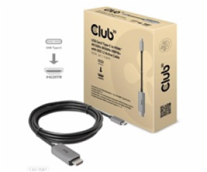 Club3D kabel USB-C na HDMI, 4K120Hz 8K60Hz HDR10 s DSC1.2...