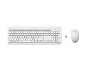 HP Bezdrátová klávesnice a myš HP 230 - bílá CZ/SK