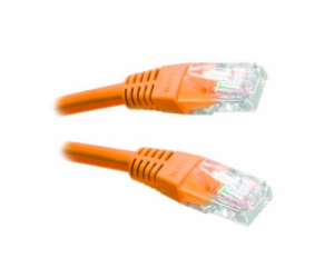XtendLan Patch kabel Cat 5e UTP 1m - oranžový