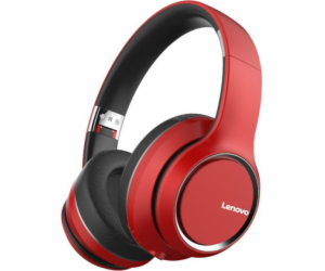 Lenovo HD200 bluetooth sluchátka červená