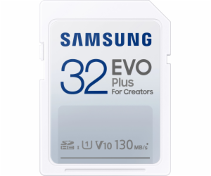 Paměťová karta Samsung EVO Plus SDXC, 32GB, 130MBps, UHS-...