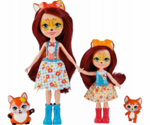 Mattel Dolls Enchantimals sestry Felicity a Feana Fox Dolls