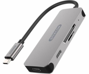 Sitecom Reader USB-C + 2x USB-C čtečka karet