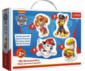 Trefl 36087 Baby Paw Patrol 3,4,5,6 dílků