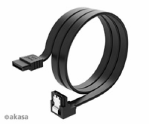 AKASA kabel SATA3, pravoúhlý, 50 cm