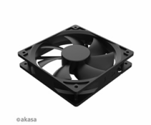 AKASA ventilátor Smart Black, 3x12cm fan, HD bearing