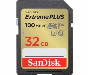 SanDisk SDHC karta 32GB Extreme PLUS (100 MB/s Class 10, ...