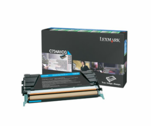 Lexmark - Azurová - originální - kazeta s barvivem LCCP, ...