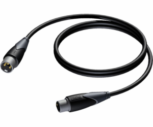 Kabel XLR samec - XLR samice 0,5m