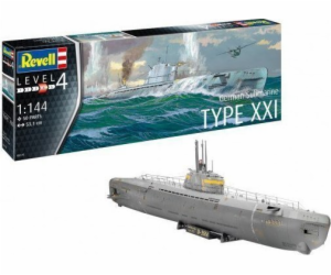 Plastikový model německé ponorky TYP XXI 1/144