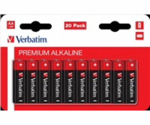 VERBATIM AA Alkalická Baterie 20 Pack / LR6