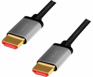 LOGILINK CHA0104 HDMI cable A/M to A/M 8K/60Hz alu black/...