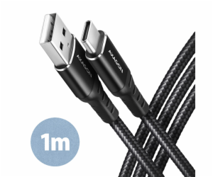 AXAGON BUCM-AM10AB, HQ kabel USB-C <-> USB-A, 1m, USB 2.0...