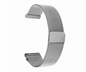 Tactical 640 Loop Magnetický Kovový Řemínek 20mm Silver