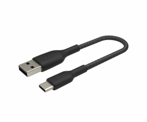 Belkin USB-C kabel, 15cm, černý - odolný