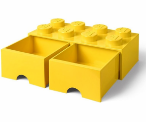 Room Copenhagen LEGO Brick Drawer 8 gelb, Aufbewahrungsbox