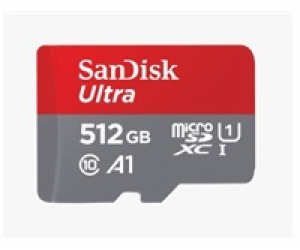 SanDisk MicroSDXC karta 512GB Ultra (150 MB/s, A1 Class 1...