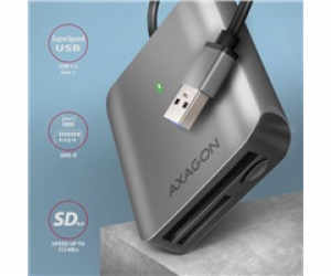 AXAGON CRE-S3, USB-A 3.2 Gen 1 - SUPERSPEED čtečka karet,...