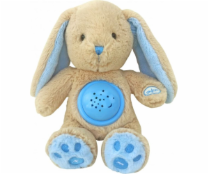 Plyšový usínáček králíček s projektorem Baby Mix modrý