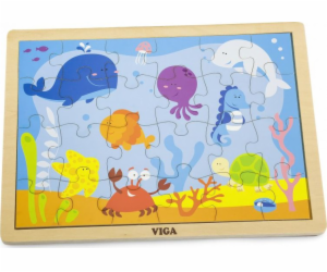 Dětské dřevěné puzzle Viga Oceán