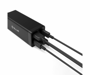 Tellur AC nabíječka PDHC2 65W (2xPD2xQC3.0) EU UK US Black