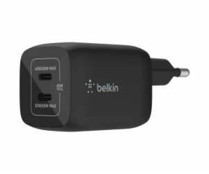 Belkin Netzladegerät 2xUSB-C 65W PD 3.0, PPS, schwarz  WC...