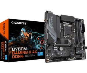 GIGABYTE MB Sc LGA1700 B760M GAMING X AX DDR4, Intel B760...