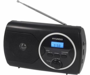 Hyundai PR 570PLLUB, FM PLL, USB, černý Radiopřijímač