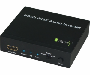 Techly HDMI 2K4K AUDIO INSERTER HDMI/TOSLINK/AUDIO STEREO...