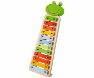 Sevi barevný dřevěný xylofon se žábou (82539)
