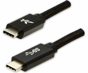 Kabel USB Logo USB-C - USB-C 1 m Czarny