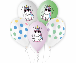 GoDan Premium Helium Balloons - Veselý jednorožec, 13 / b...