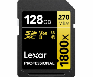 Karta Lexar Professional 1800x SDXC 128 GB Class 10 UHS-I...