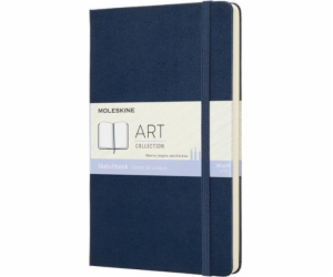 Moleskine MOLESKINE L skicák (13x21cm), safírově modrá, p...
