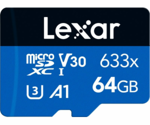 Lexar MicroSDXC UHS-I 64 GB LMS0633064G-BNNNG Karta 