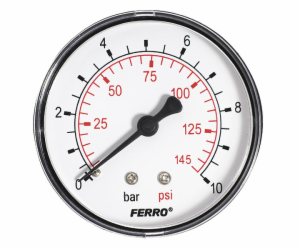 Ferro manometr 63mm 1/4” zadní připojení (M6310A)