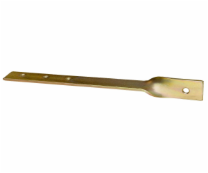 Držák plotový koncový 400/285/5 mm - žlutý zinek
