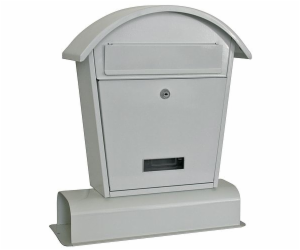 Schránka poštovní bílá 40x14x49cm Lambert