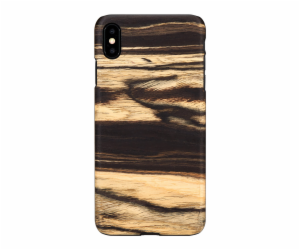 Pouzdro MAN&WOOD SmartPhone iPhone XS Max bílé ebenově černé